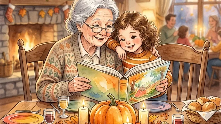 Thanksgiving Gifts for Grandkids That Aren't a Craft Kit: A Personalized Keepsake Book
