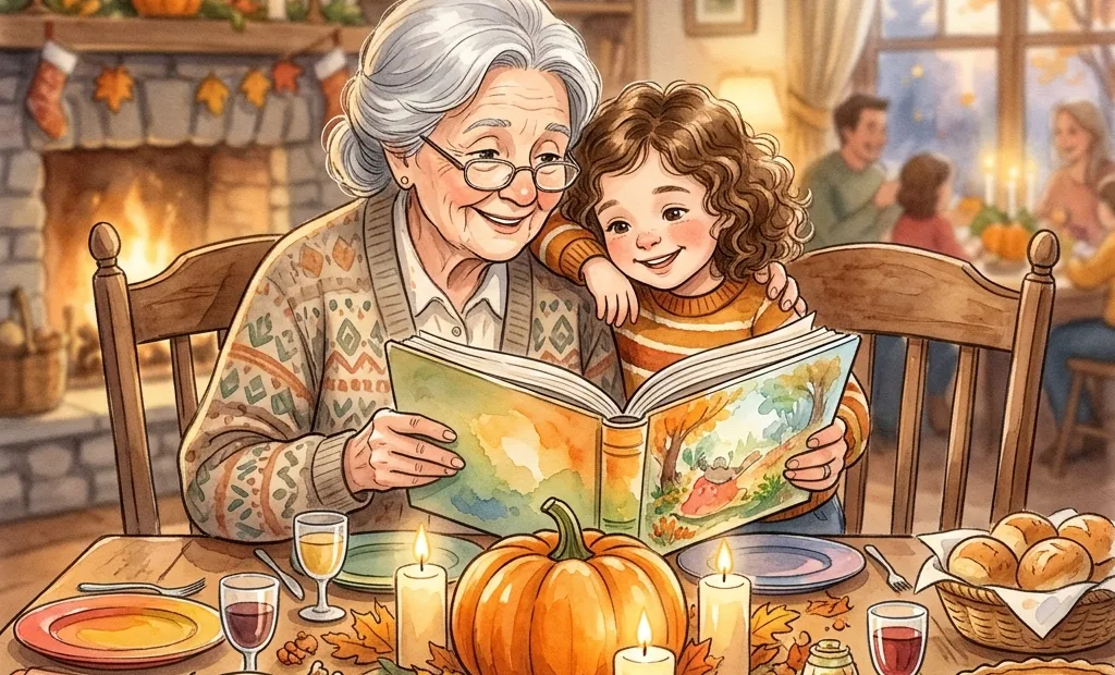 Thanksgiving Gifts for Grandkids That Aren't a Craft Kit: A Personalized Keepsake Book