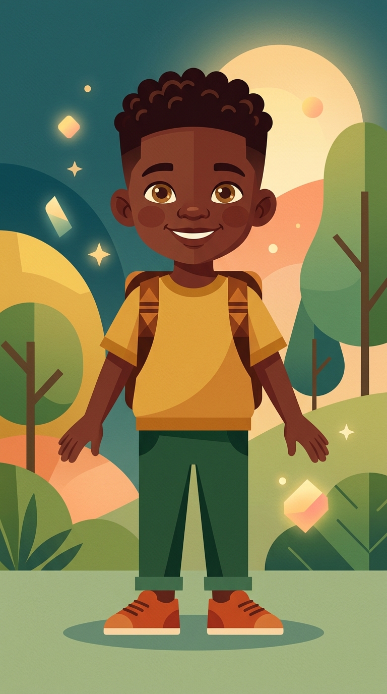 Modern Flat sample featuring a Adopted child