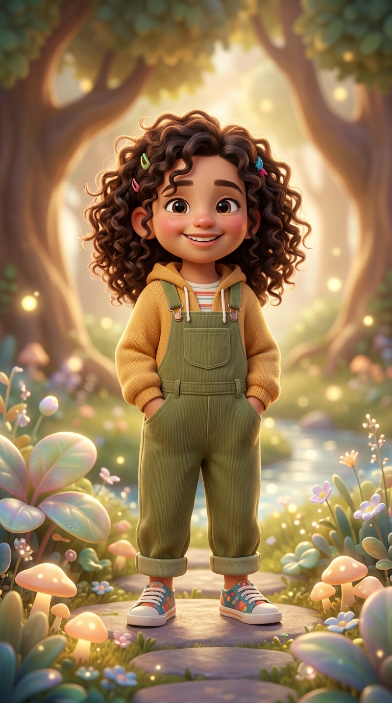 3D Cinematic sample featuring a Arab American child