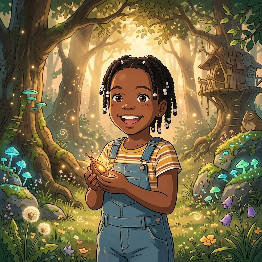 Anime / Ghibli sample of a child hero