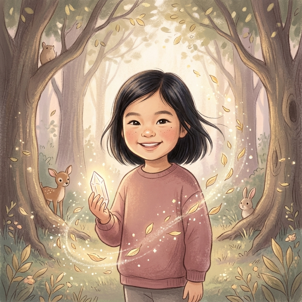 Soft Pastel sample of a child hero