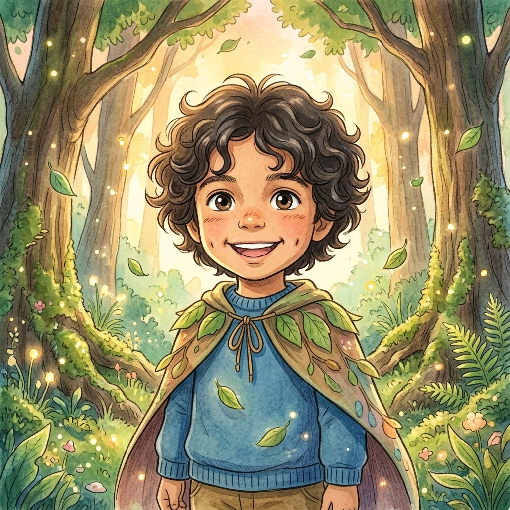 Anime / Ghibli sample of a child hero