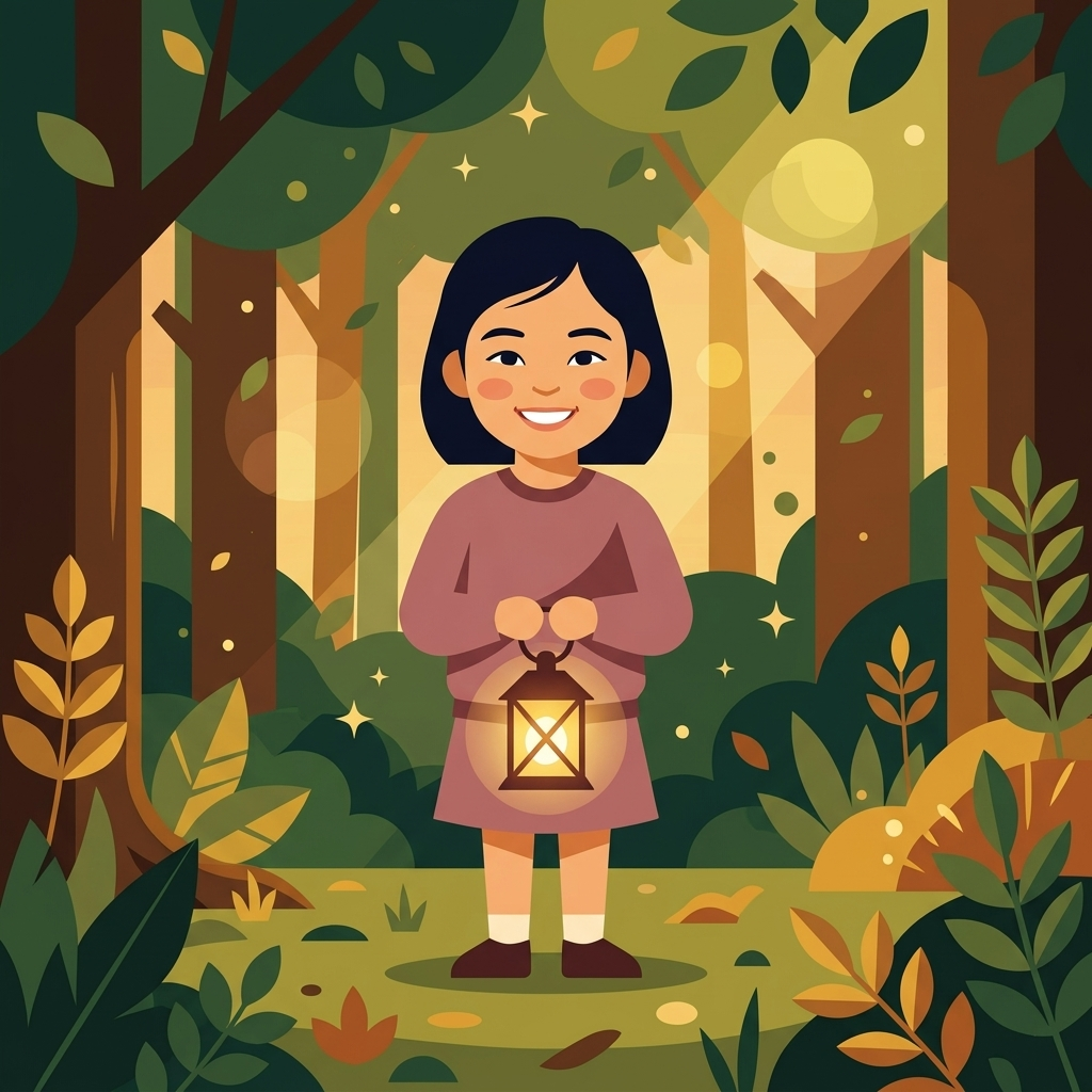 Modern Flat sample of a child hero