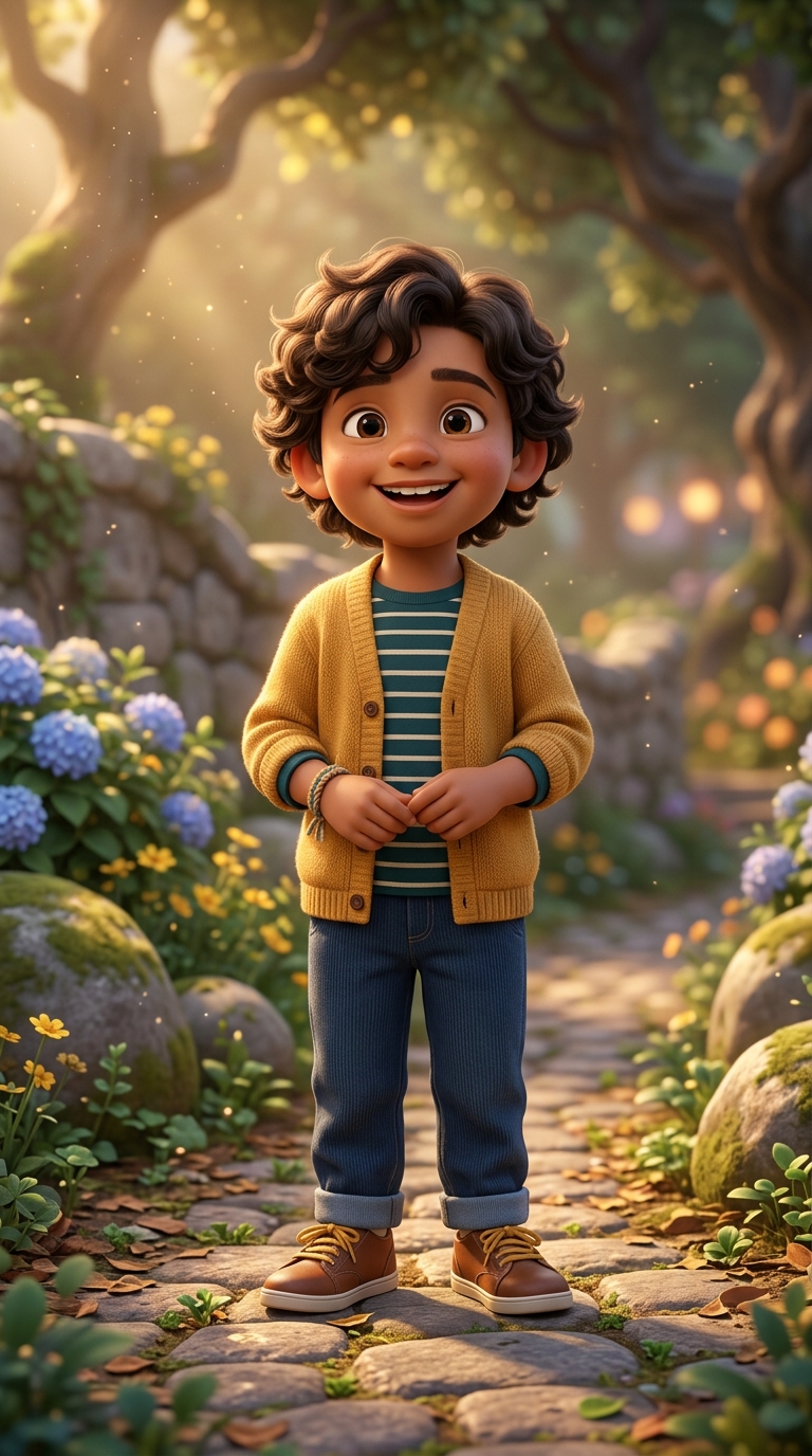 3D Cinematic sample featuring a Hispanic / Latino child