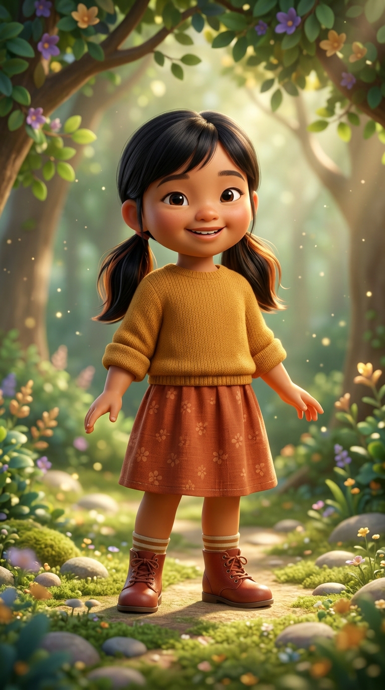 3D Cinematic sample featuring a Southeast Asian child